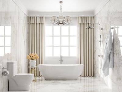 Luxury Bathtub Area